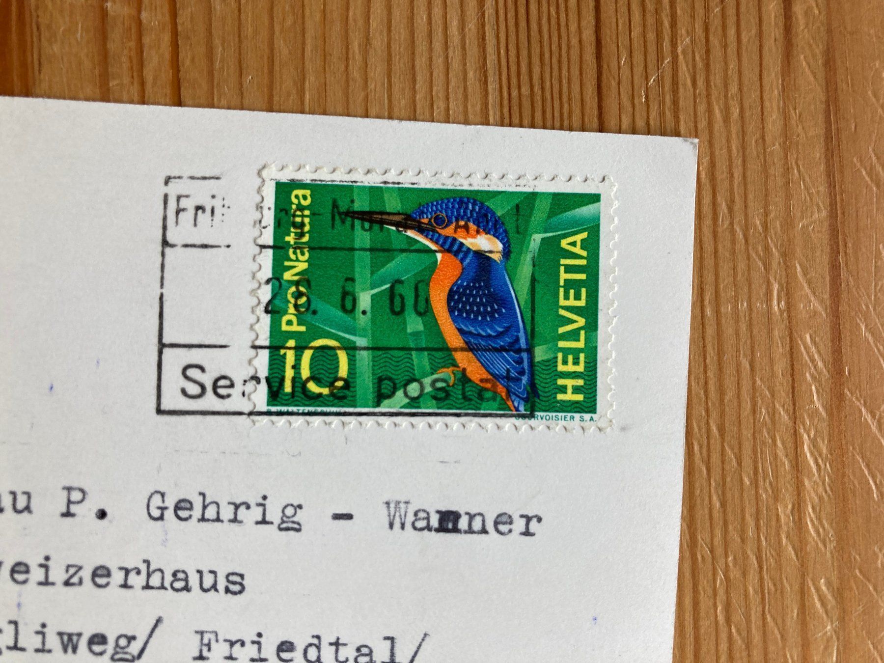 Cartoline postali: Pensier - Antonius-Kapelle - AK 1960 – Usato da Oberuzwil venduto da Henri09 1