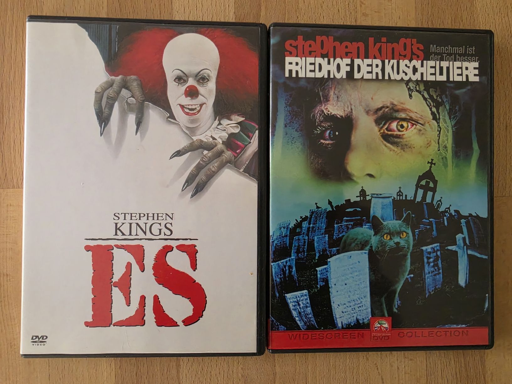Tutti i DVDs: Stephen King DVD Set: ES & Friedhof der Kuscheltiere – Usato da Biel/Bienne venduto da pfi_w867