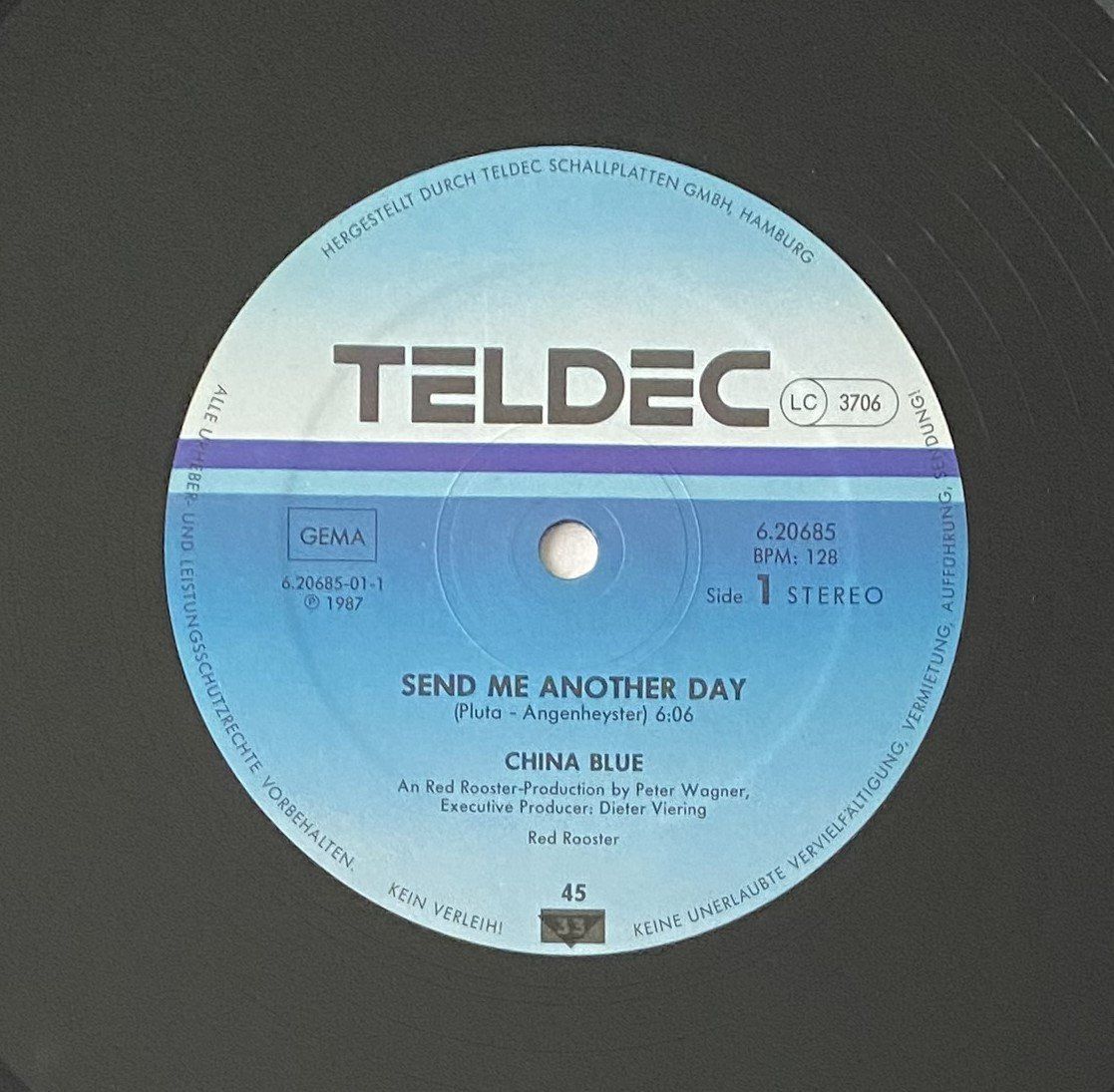 Vinyles: China Blue, Send Me Another Day – D'occasion à Flums par Empe1 2