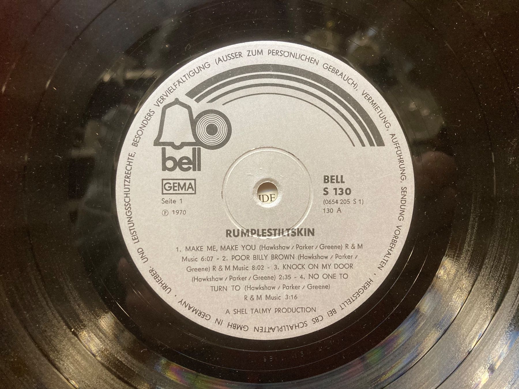 Dischi in vinile: Rumplestiltskin  1970 - LP. RAR – Usato da zürich venduto da papalapa 3