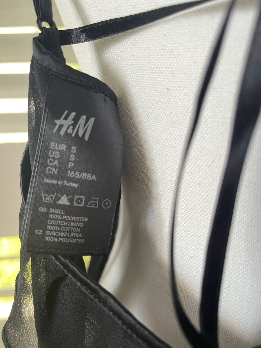 H&M Sonstige Unterwäsche: H&M Nachtkleid Schwarz, Gr. S. – Neu (gemäss Beschreibung) aus Läufelfingen von B_C_Sch. 2