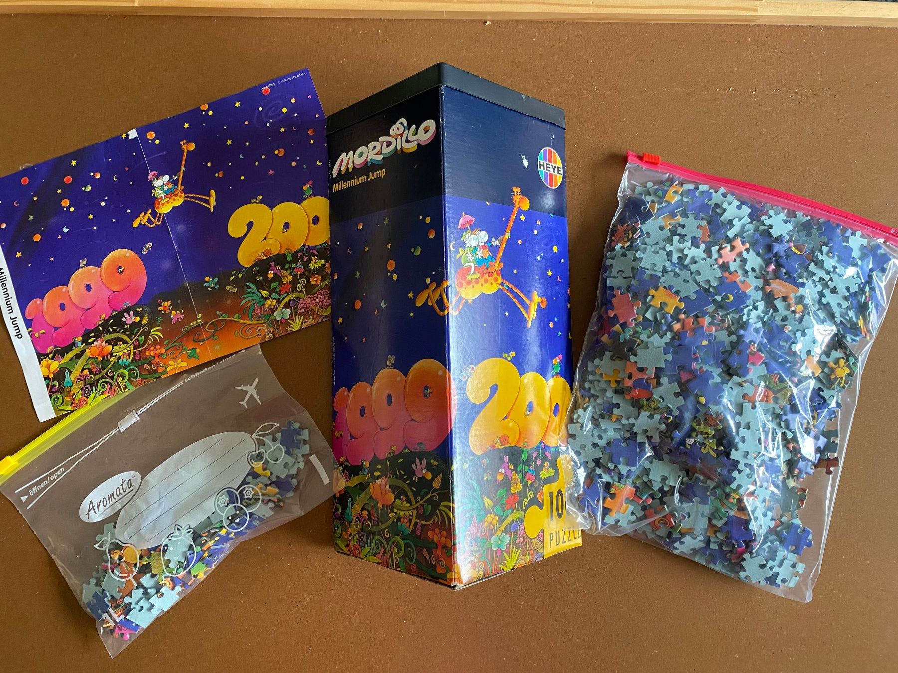 Heye Puzzle: MORDILLO-Puzzle  "Millenium Jump" – Usato da Egg SZ venduto da irbaku 1
