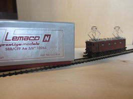 Loco historique CFF/SBB Ae 3/6 III,collection Lemaco N brune