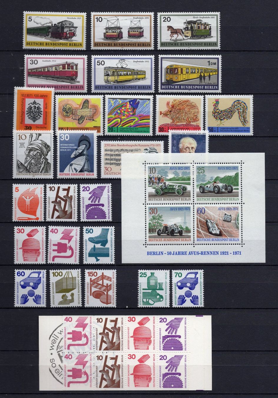 Tutti i francobolli: R6236  /  BERLIN 1971 neufs XX – Nuovo (secondo la descrizione) da Ste-Croix venduto da MONT-TAGNAC