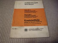 Kreidler, Ersatzteilliste, Flory, MF4, MP1, Mofa