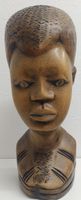 Vintage Handgeschnitzte Holzskulptur afrikanischer Stil 36cm