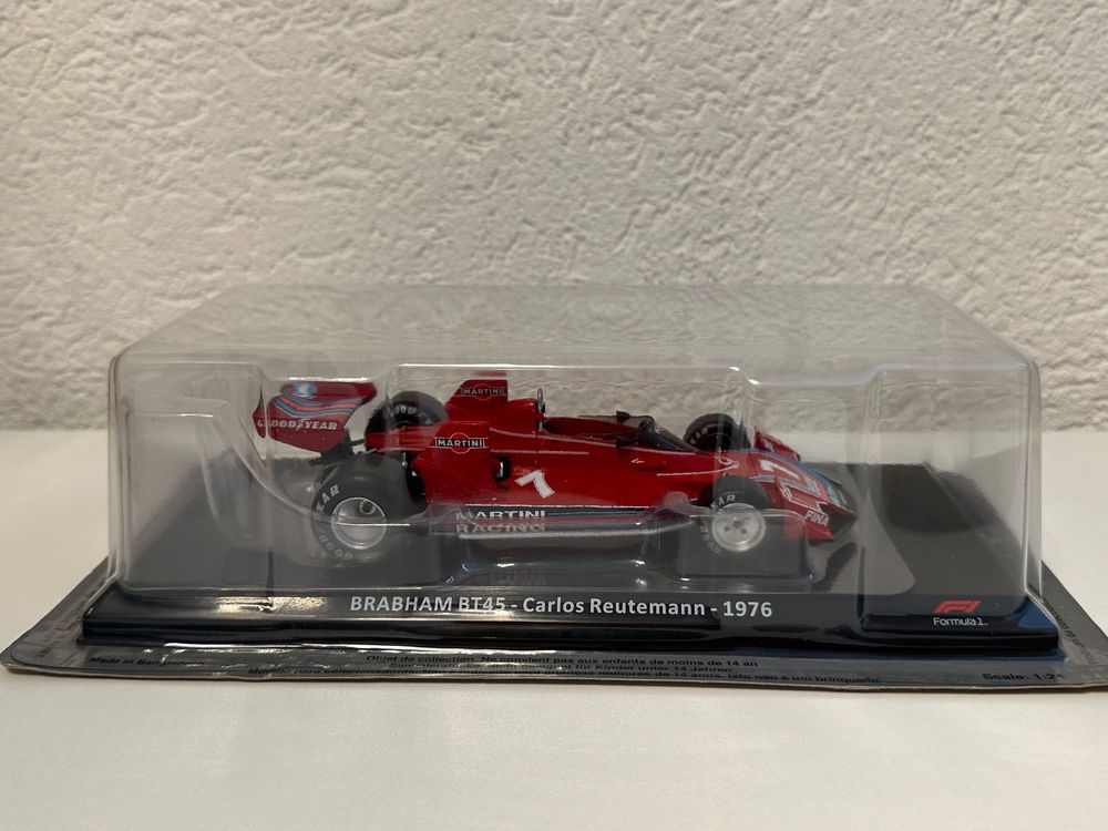 1976 Brabham BT45 F1 Nº7 Carlos Reutemann 1:24 Premium