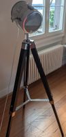 Stylish Tripod Floor Lamp Spot - Metal and Wood