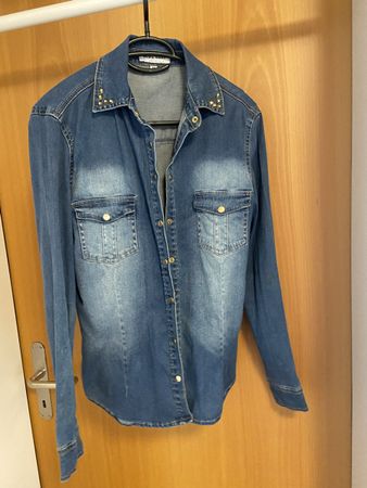 Jeansbluse