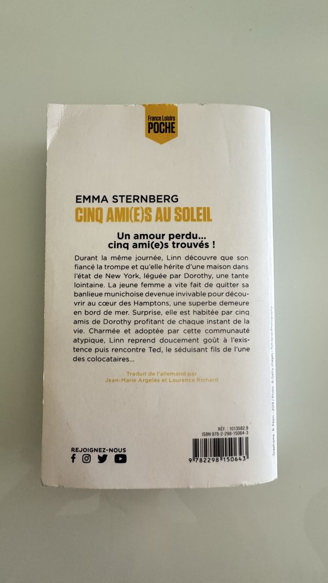 Libri: Cinq Ami(e)s au Soleil - Emma Sternberg – Usato da Neuchâtel venduto da Elipshop 1