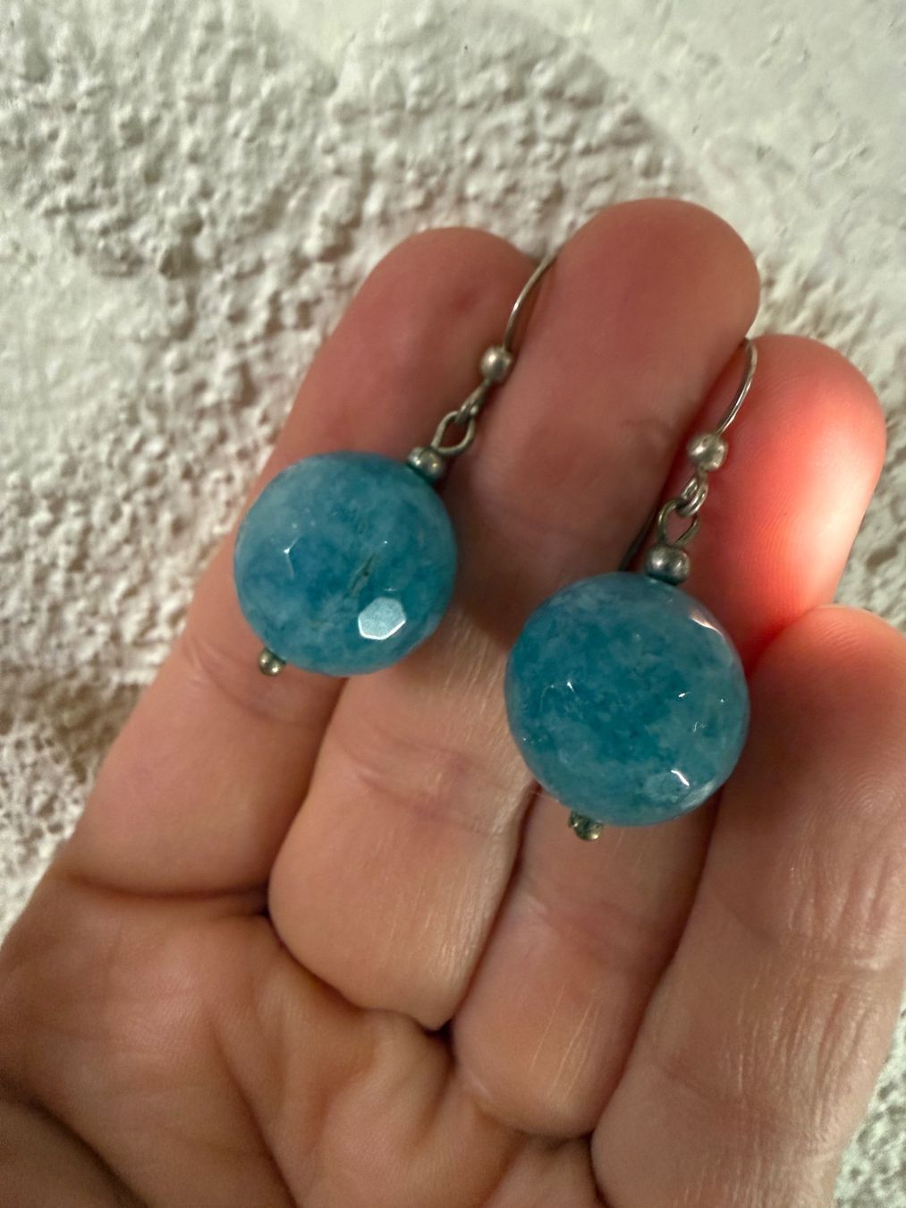 Boucles d'oreille: Silber Ohrringe mit Aquamarin 925 – D'occasion à Spiegel b. Bern par Rogger72 3