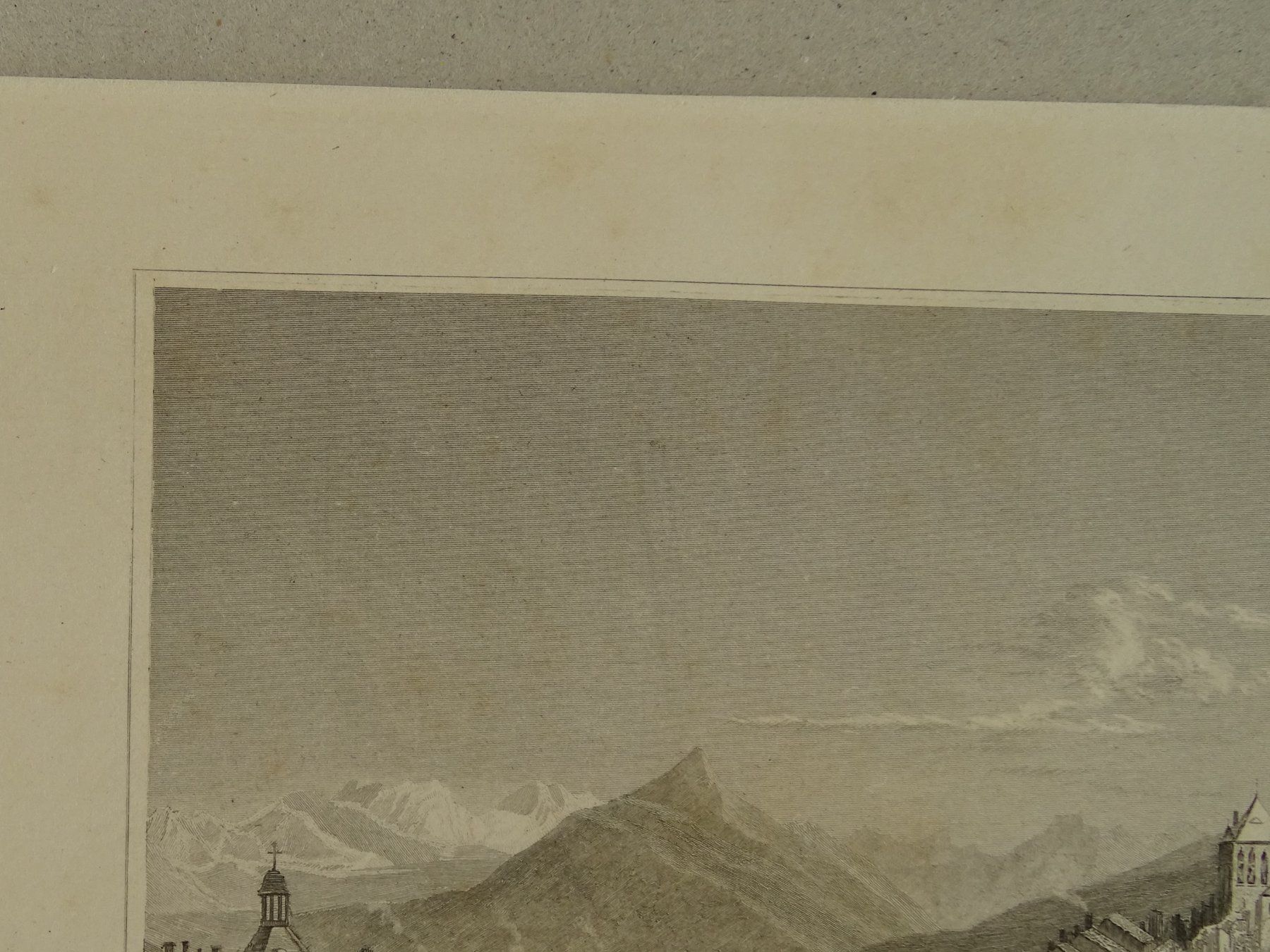 Incisioni: GENF, GENÈVE, STAHLSTICH 1836/1838 – Usato da Grüningen venduto da Kartensammler 3