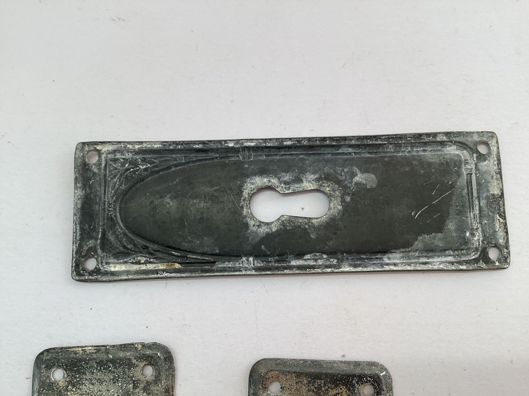 Ferramenta: 7 antike Türschilder Metall, Jugendstil, verschiedene Grösse – Usato da Eglisau venduto da mar_5rn2 4