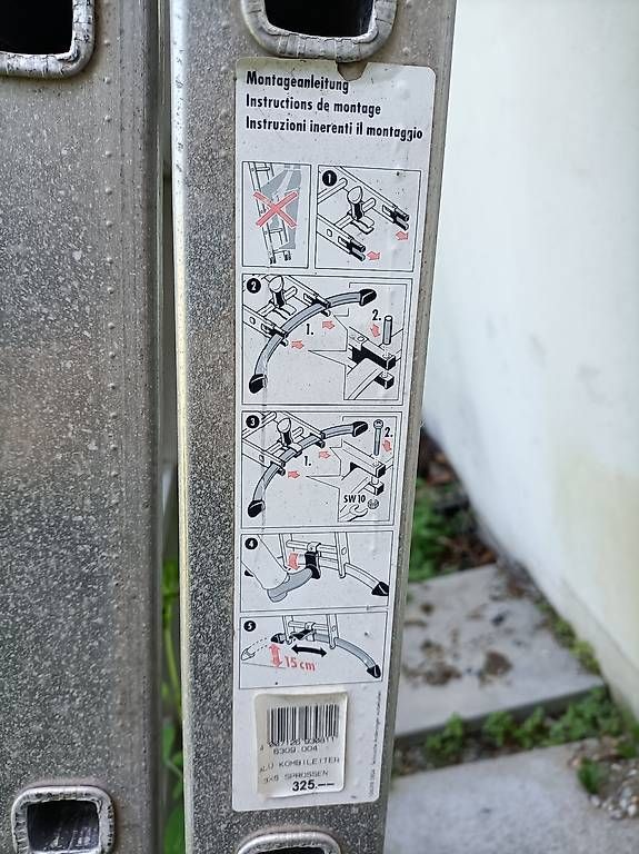 Leitern: Vendo scala combinata 3 elementi  – Gebraucht aus Novazzano von dca_mjc8