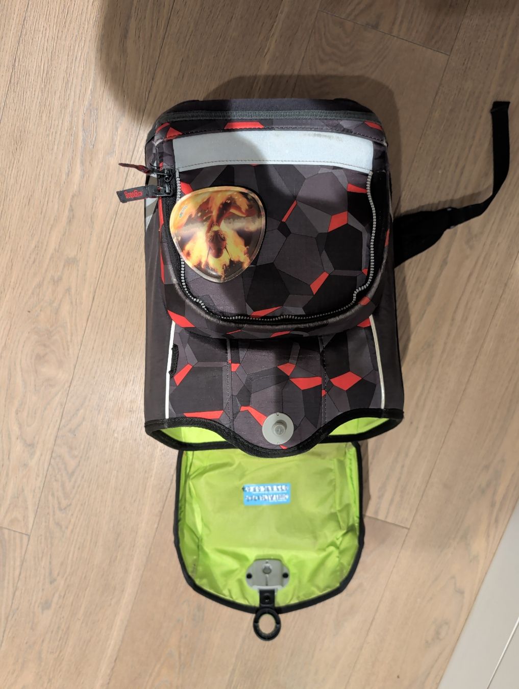 Kindertaschen: Schulranzen Step by Step grau rot gemustert gebraucht  – Gebraucht aus Unterengstringen von MrBruno81 4