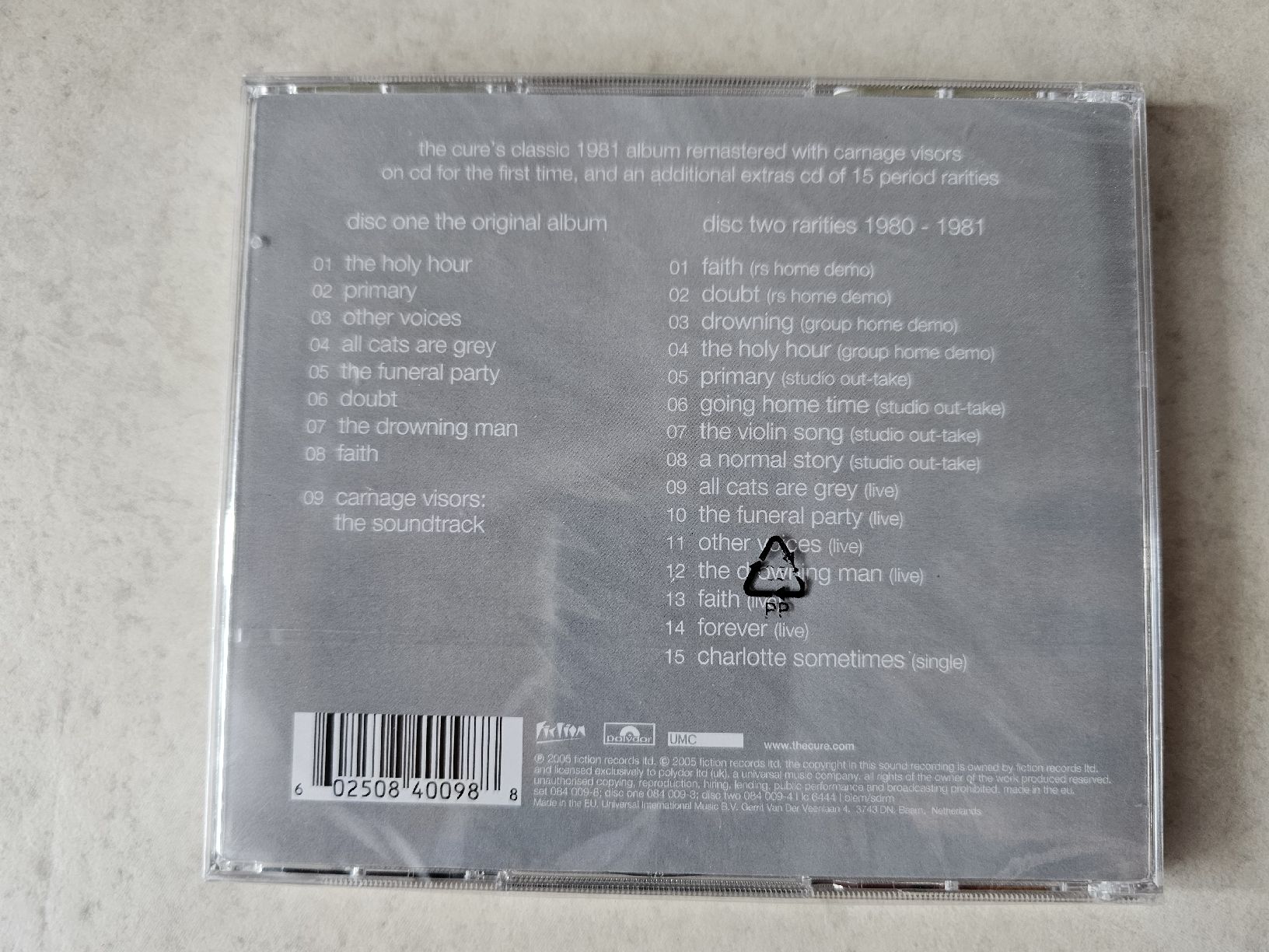 CD: The Cure  -  Faith  /  2 CD Set Fabriknei – Nuovo e nell'imballaggio originale da Schneisingen venduto da backstore24 1