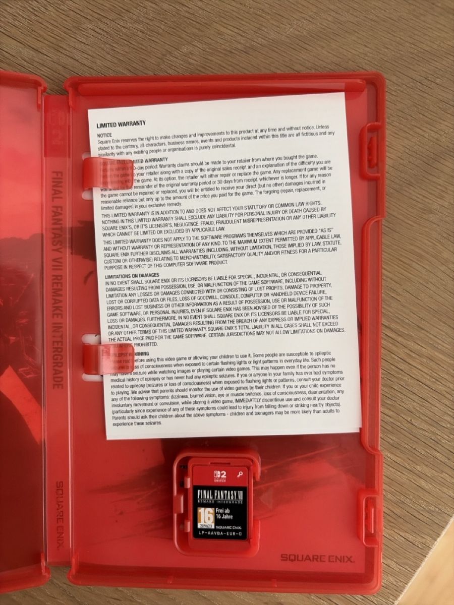 Giochi: Final Fantasy VII Remake Integrade Switch 2 – Nuovo (secondo la descrizione) da Baar venduto da crisbe1 1