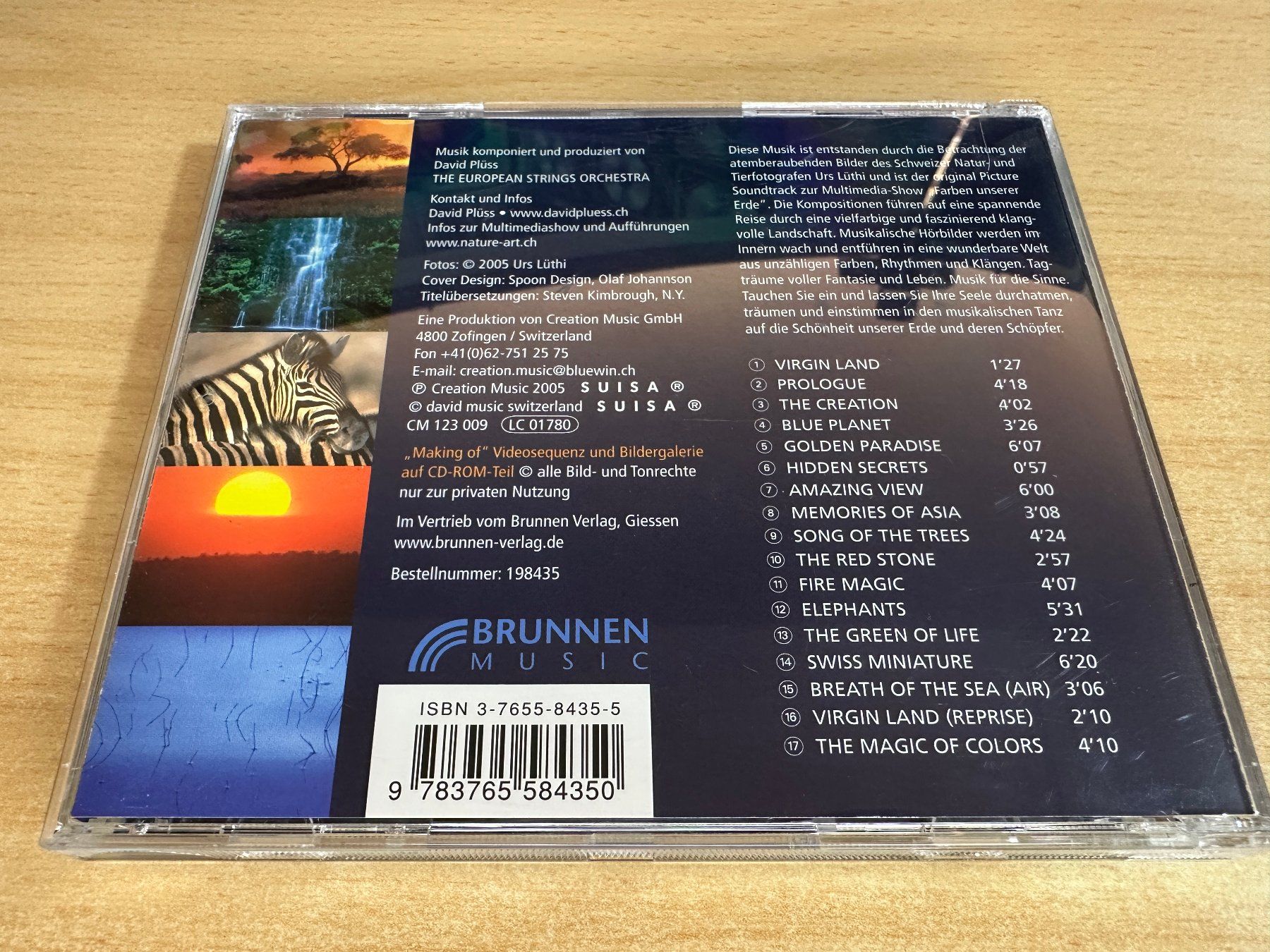 CD: A4 David Plüss - Farben unserer Erde – Usato da Rikon im Tösstal venduto da Alpenmutz 1