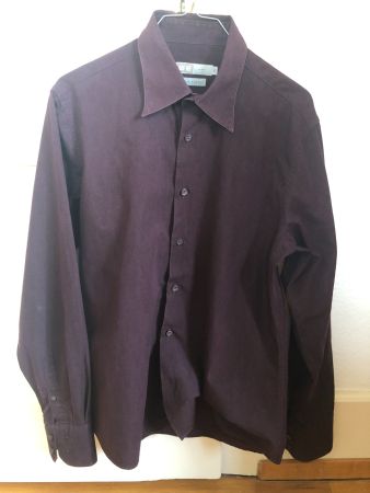 We Men Hemd M/39 Violett Pure Cotton Langarm Business