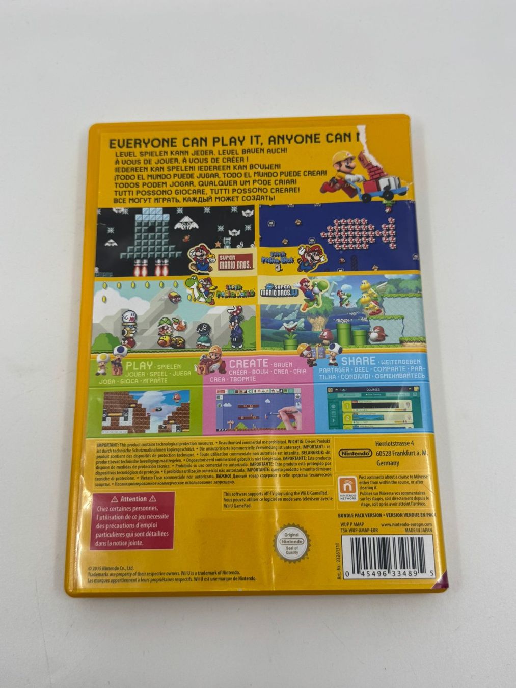 Giochi: Super Mario Maker (Wii U) – Usato da Herisau venduto da Seyashop1 2
