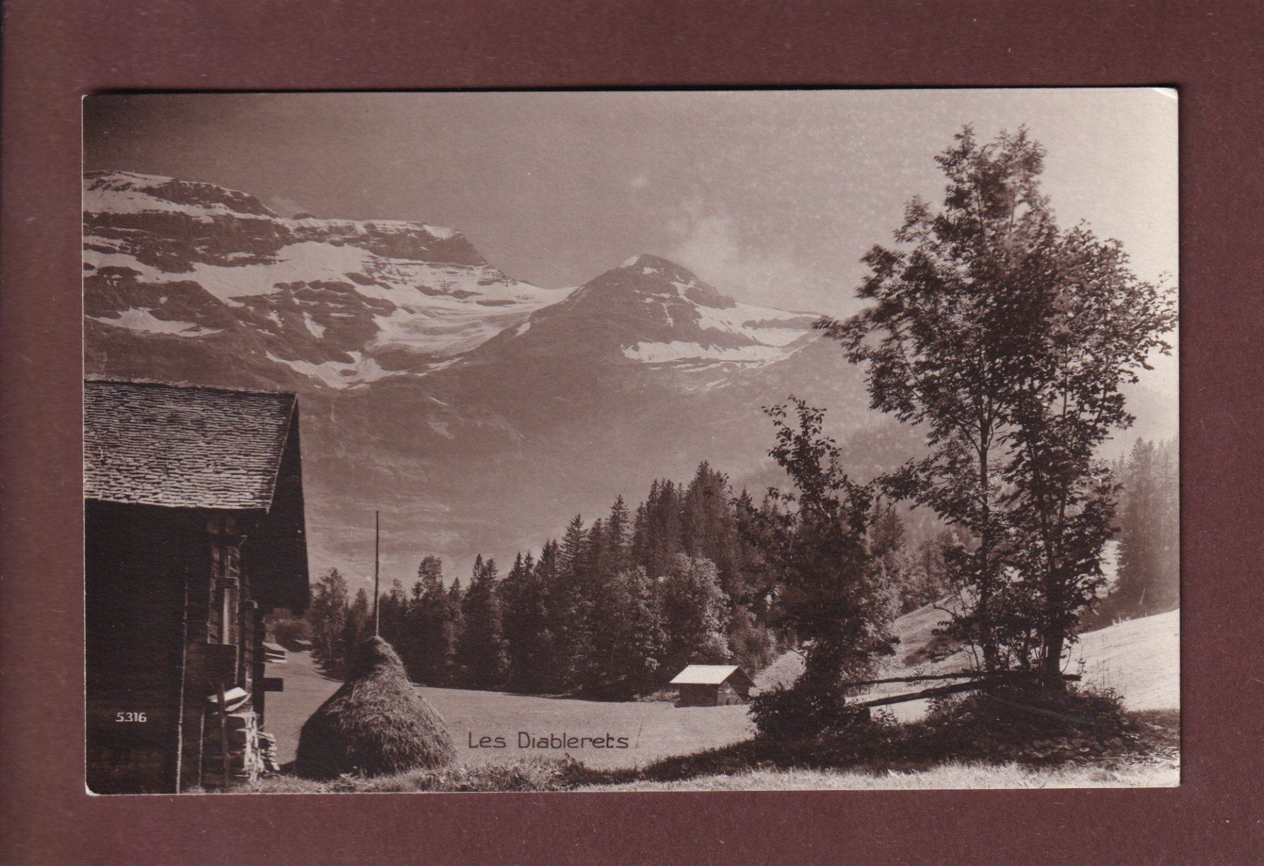 Cartoline postali: LES DIABLERETS - 1921 – Usato da Pully venduto da nicecards-shop