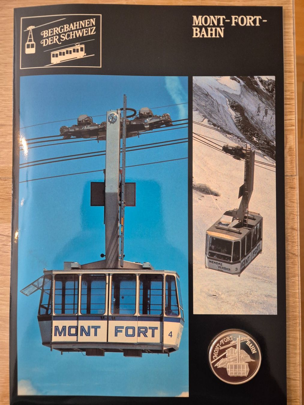 Medaglie: Bergbahnen der Schweiz Mont-Fort-Bahn – Usato da Luzern venduto da Vreneli_1