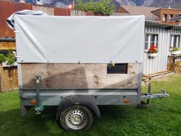 Humbaur Anhänger mit Hochplane gebraucht guter Zustand