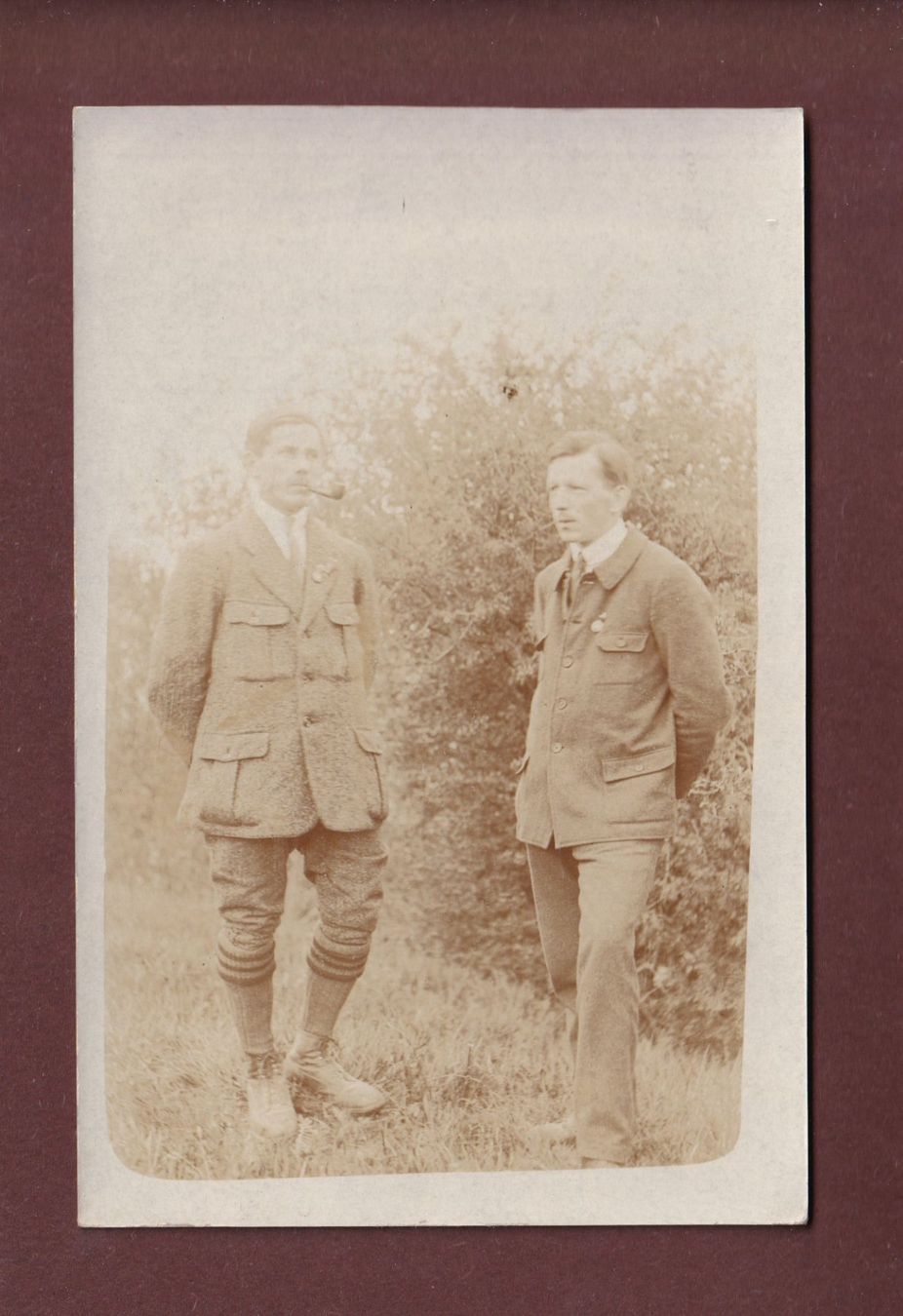 Cartoline postali: Photo - HOMMES - 1920 – Usato da Pully venduto da nicecards-shop