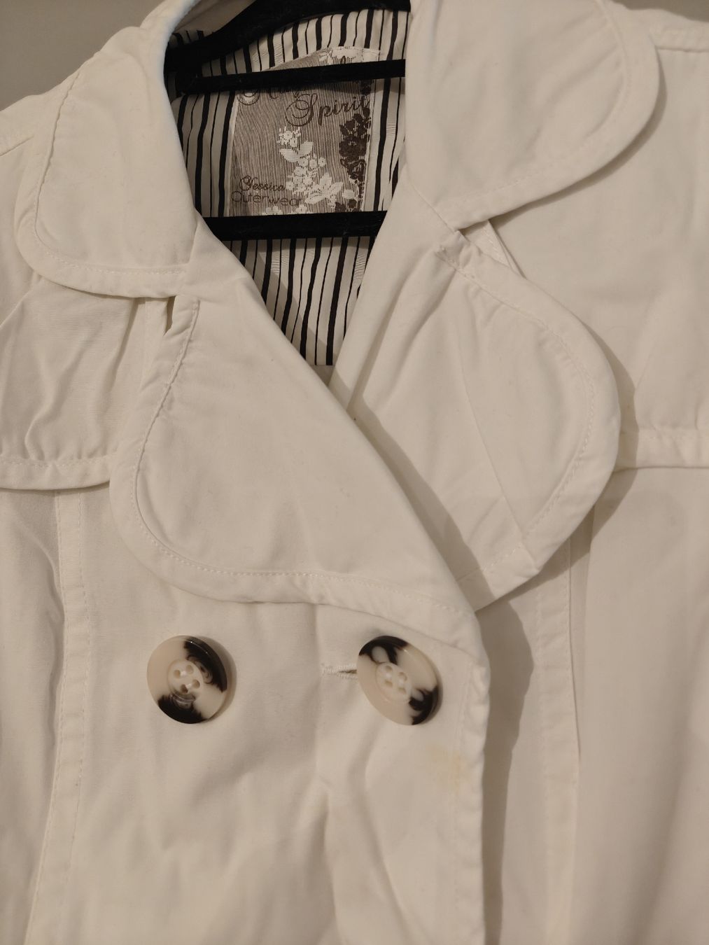 C&A Cappotti: Trenchcoat - Weiss - Gr.36 – Nuovo (secondo la descrizione) da Winterthur venduto da Dana_33 2