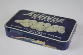 Vintage Metallbox Kalmine – alte Apotheke