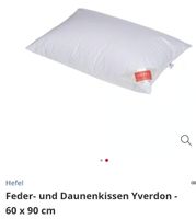 Daunenkissen Hefel Neu NP über Fr 150