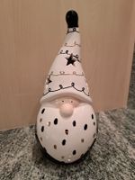 Dekoration LED Weihnachtsmann Nikolaus aus Keramik