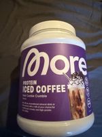 More Protein Iced Coffee Dark Cookie Crumble Pulver