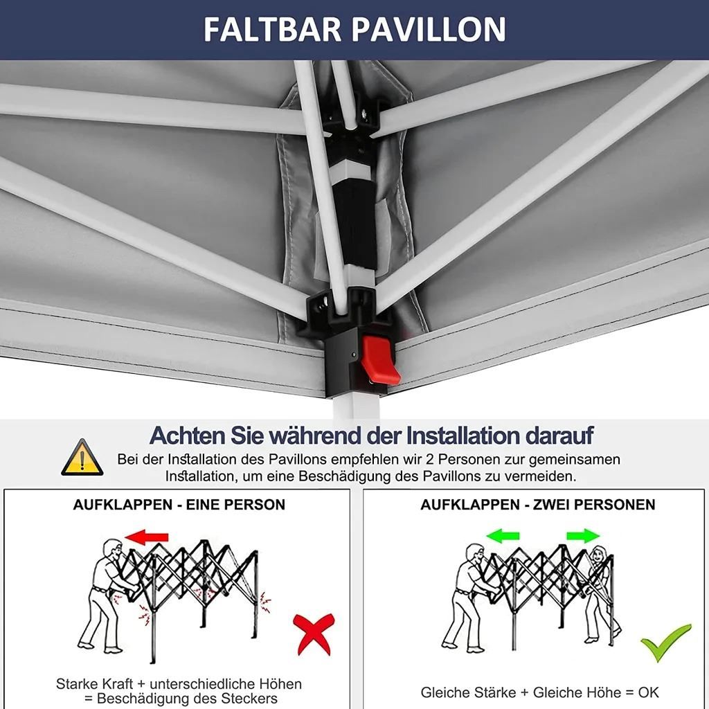 Tende : Faltpavillon 2.4x2.4m - 4 Seitenwände – Nuovo e nell'imballaggio originale da Winterthur venduto da aredo 5