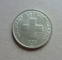 Schweiz ++ 5.- Franken 1939 Laupen