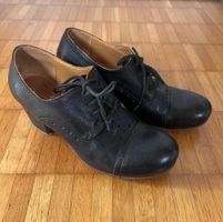 MOMA Schnürschuhe Leder schwarz Grösse 37 Damen