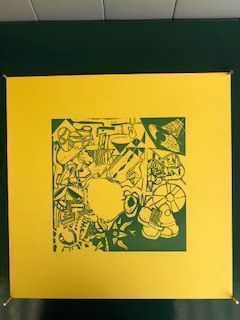 Xilografie: Rolf Winnewisser, Holzschnitt – Usato da Zürich venduto da Baumgarten05