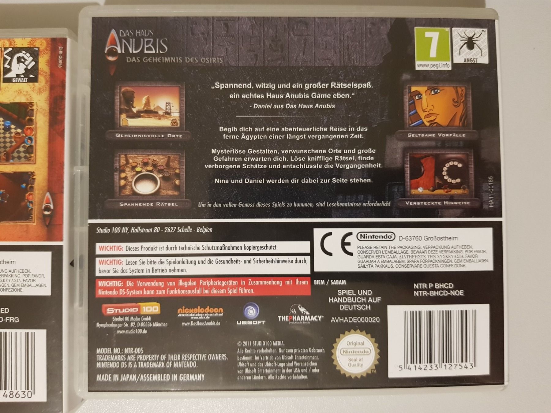 Nintendo Spiele: 2x Das Haus Anubis /DS – Gebraucht aus Münchenstein von 2DGames 2