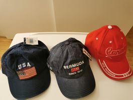 Ungetragen Neu! 2x Cap (Vintage)