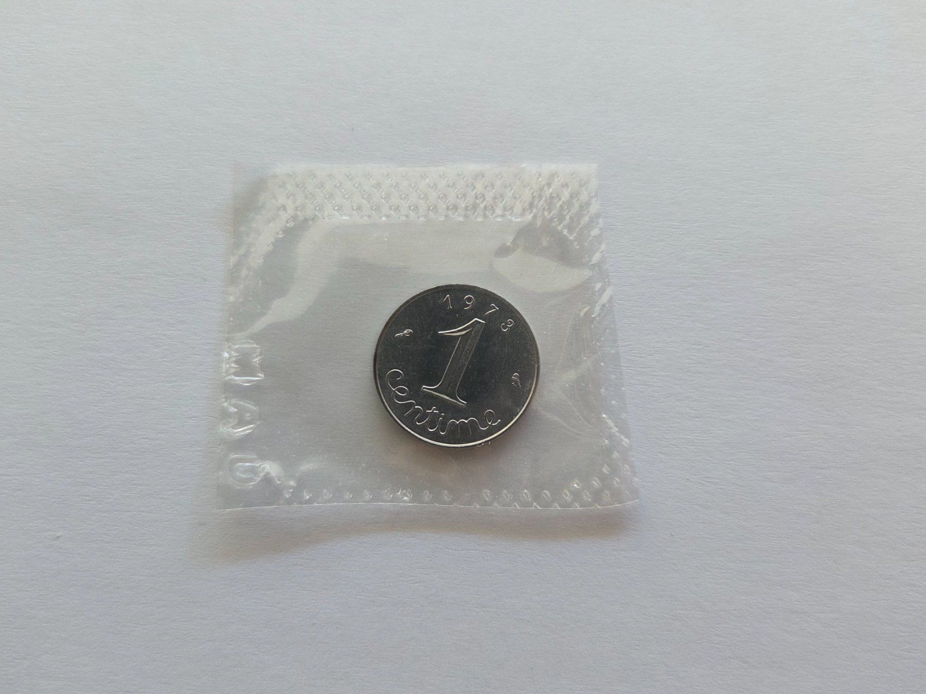 Alle Münzen: 1 Centime Fleurs de Coins 1973 – Neu (gemäss Beschreibung) aus Pravidondaz von LVtik