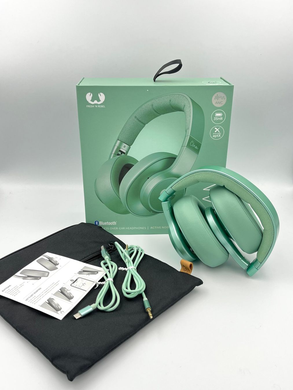 Kopfhörer: FRESH 'N REBEL CLAM ANC Wireless Bluetooth Headset 3HP400MM – Gebraucht aus Basel von Xani 2