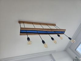 Selbstgebaute Lampe