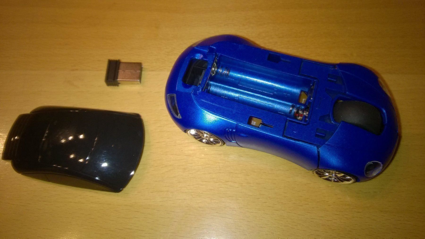 PC: BLAU/PC-MAUS MIT USB-EMPFÄNGER – Nuovo (secondo la descrizione) da OBERSTETTEN venduto da simba0810 1