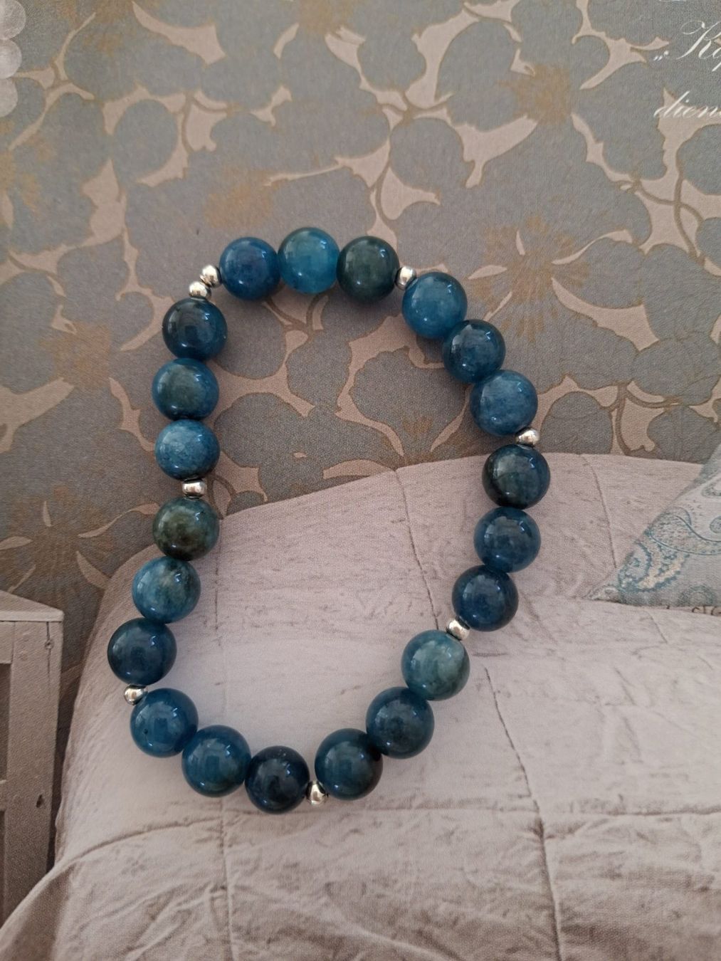 Bracciali & Braccialetti: Armband Edelstein Apatit – Nuovo e nell'imballaggio originale da Walterswil SO venduto da Mama_noel