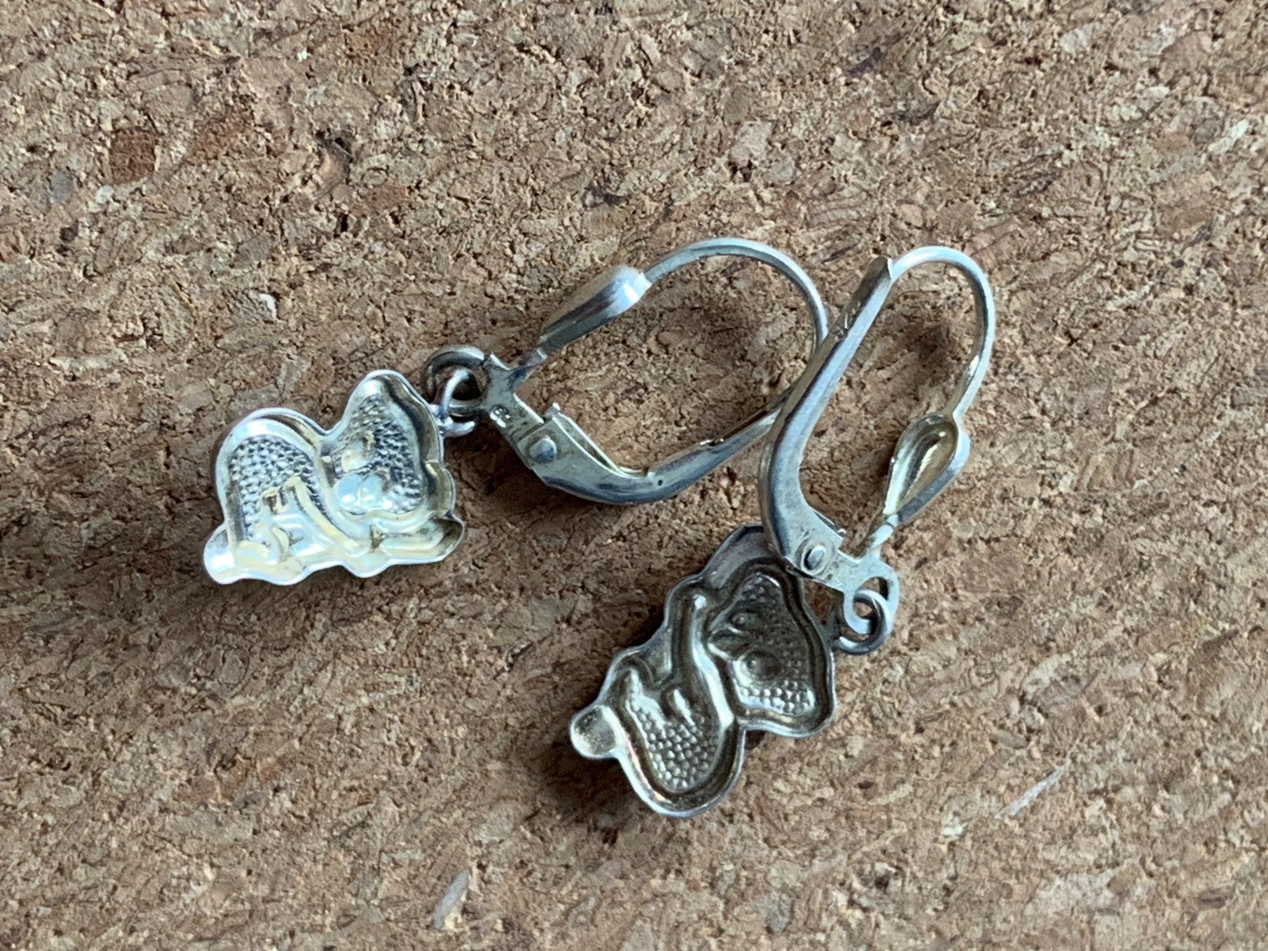 Ohrringe & -stecker: Kinderohrringli Koala rot/weiss – Gebraucht aus Dittingen von Bijoubelle 1