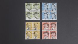 1990 4er Blocksatz mit ET-Stempel