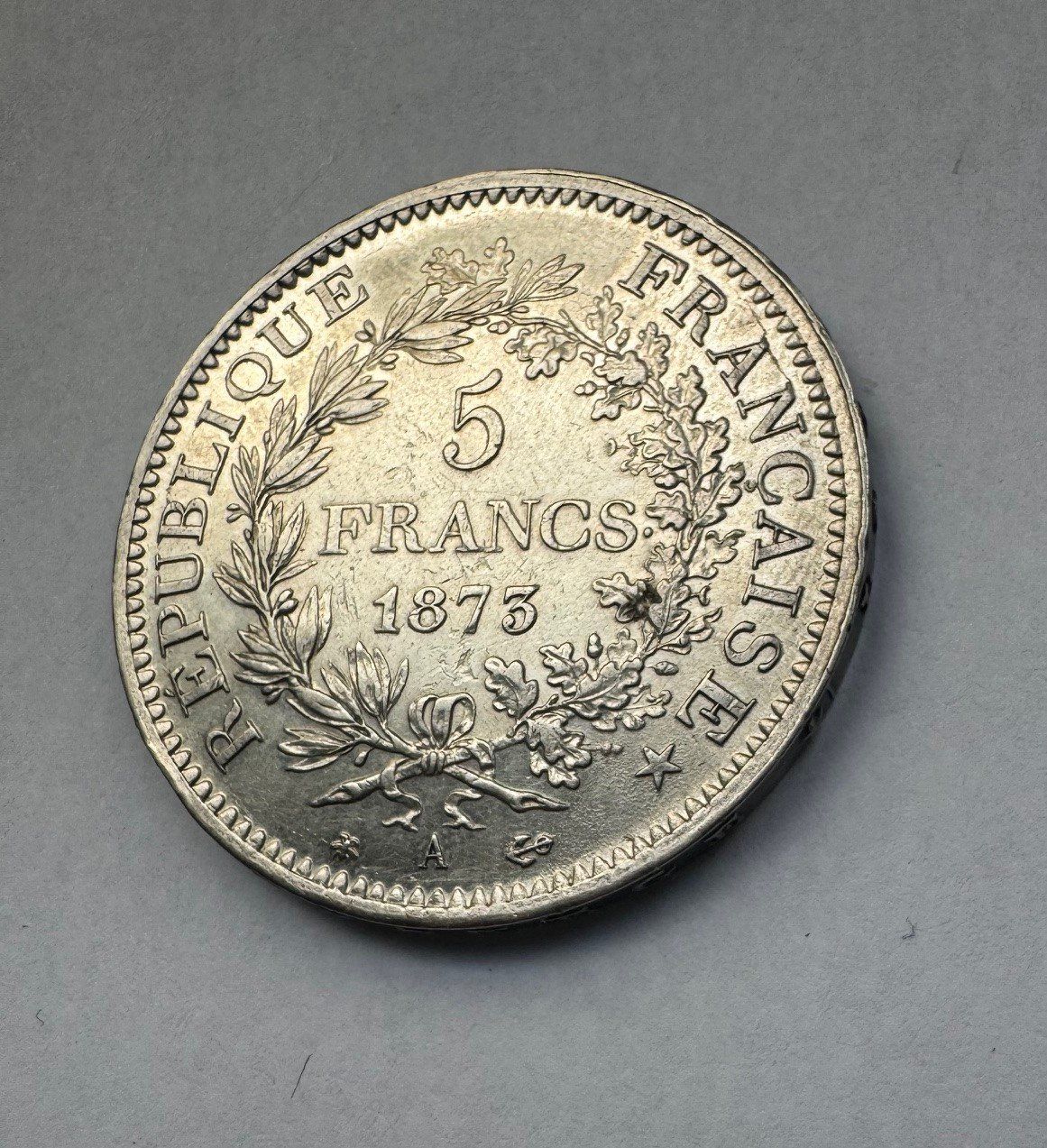 Tutti le monete: 1873 5 Francs vz+ Silber – Usato da Kirchberg SG venduto da Helveticus00