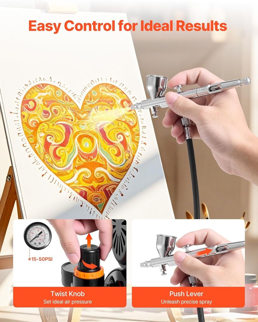 Alle Werkzeuge: VEVOR Airbrush Set mit Luftkompressor – Neu und originalverpackt aus Bottighofen von zaap 6