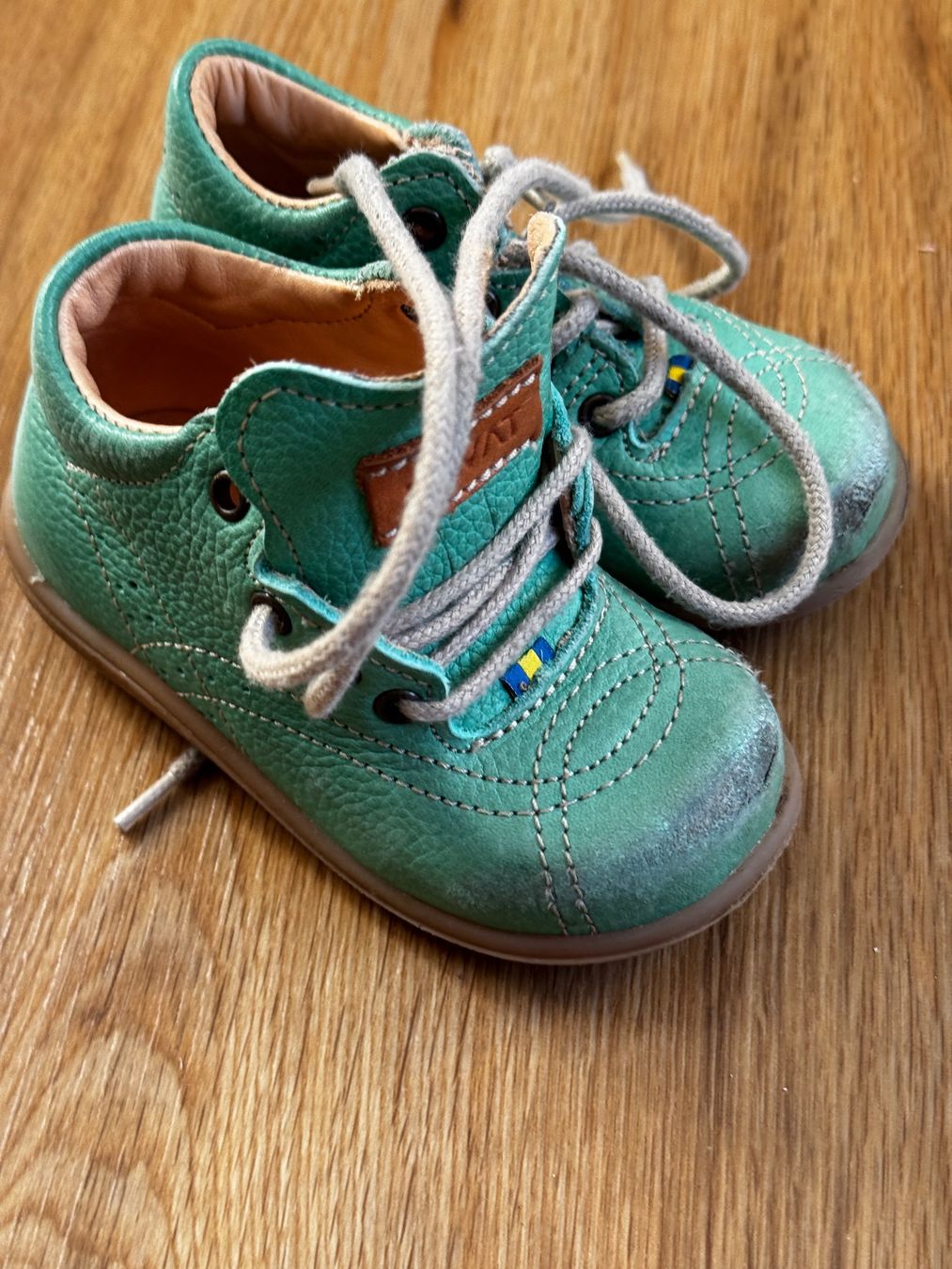 Scarpe per ragazzi: Kavat Lederschuhe, Grün, Gr. 21 – Usato da Basel venduto da spassbremse 5
