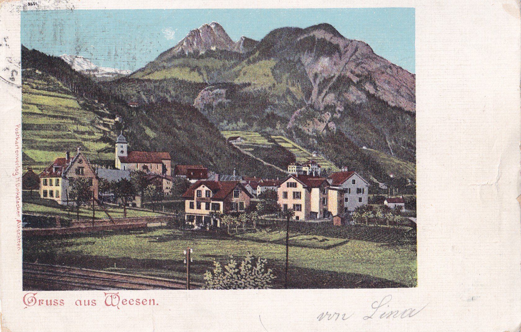 Cartes postales: Weesen am Walensee Teilansicht – D'occasion à Olten par clotaldi